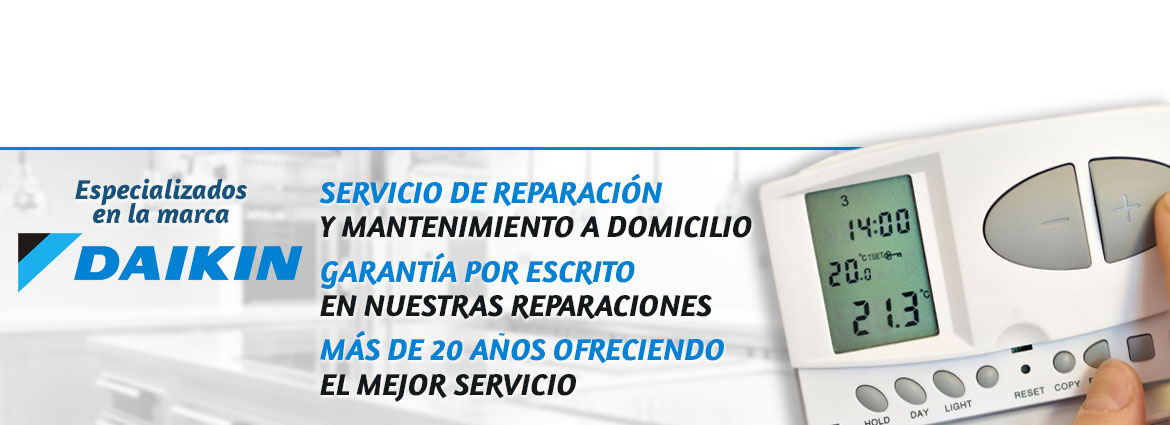 Servicio Técnico Daikin en tu ciudad